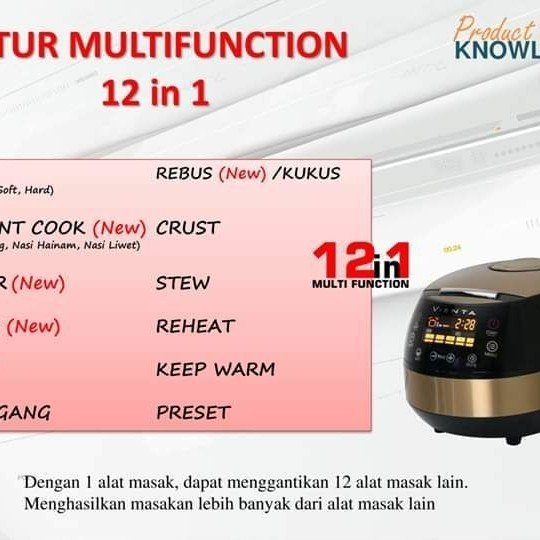 Smart Cooker Vienta (Rice Cooker Multifungsi)