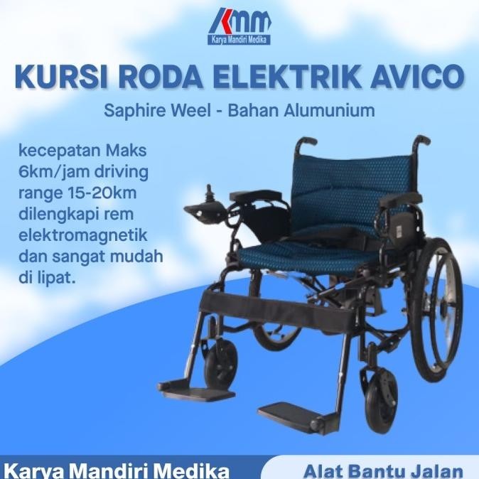 Kursi Roda Elektrik Avico Sapphire || Elektric Wheelchair Avico Cawxa91