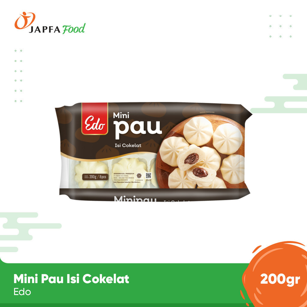 

Edo Mini Pau Cokelat 200gr - Isi 8 pcs