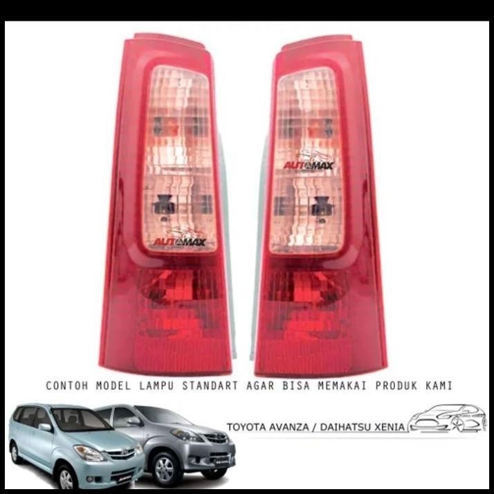 DISKON GARNISH LIST COVER LAMPU BELAKANG AVANZA DAN XENIA LAMA 2004-2006 