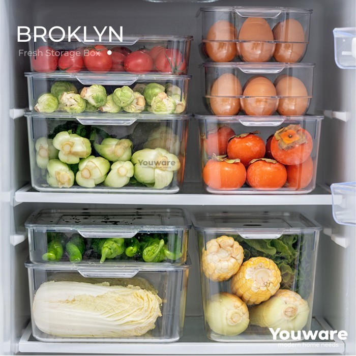 

Youware - Broklyn Box / Wadah Sayur Buah / Kontainer Makanan Kulkas