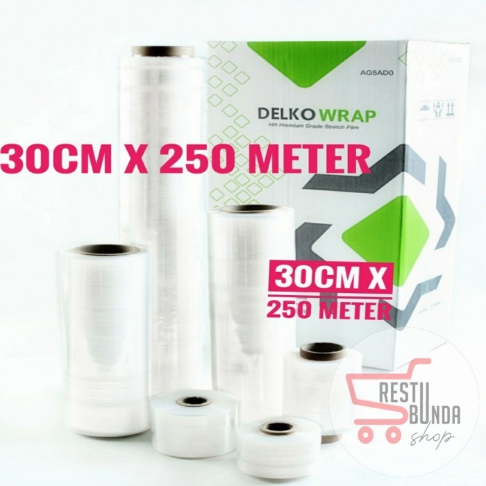 Plastik Wrapping 30Cm X 250Meter Delko Wrap / Stretch Film
