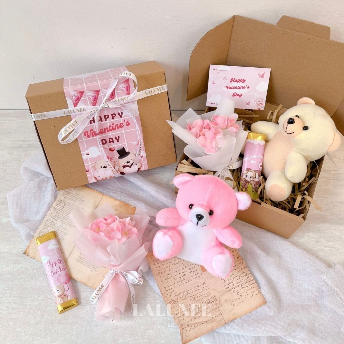 

Hampers Valentine Lucu Murah - Kado Isi Boneka Coklat Dan Buket Bunga