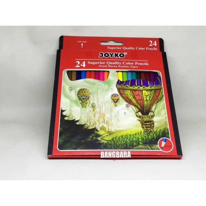 

Murah Pensil Warna Joyko Panjang 24 Warna Diskon