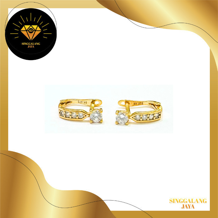 ANTING EMAS - ANTING WANITA EMAS 375 MODEL C1