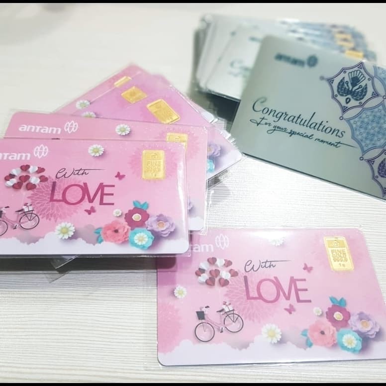 LOGAM MULIA GOLD ANTAM GRAM BERSERTIFIKAT LIMITED EDITION LOVE - 1