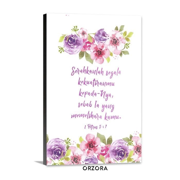 Poster Rohani Kristen / Dekorasi Rumah /Poster Inspirasi(A0245)