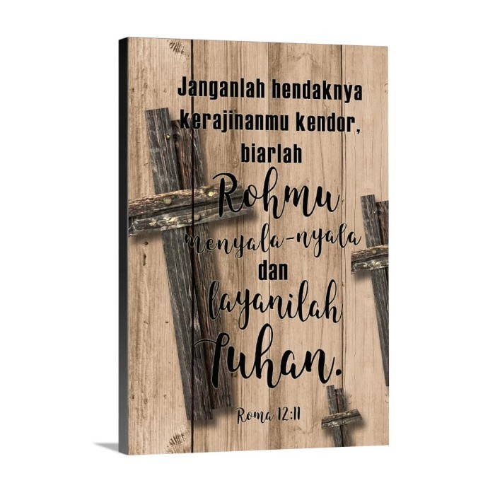 Poster Rohani Kristen / Dekorasi Rumah / Poster Inspirasi (A0235)