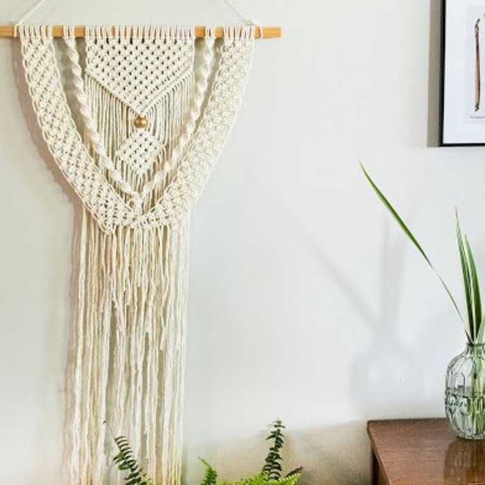 Desain Hiasan/Wall Decor/Hiasan Dinding/Tali Makrame/Dekorasi Rumah
