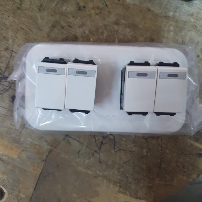 SAKLAR SERI 5571 + SAKELAR SERI 5571 LAMPU PANASONIC WIDE SERIES