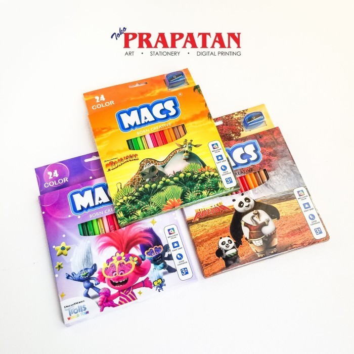 

Murah Pensil Warna Macs 24 Warna / Macs Color Pencil Terlaris