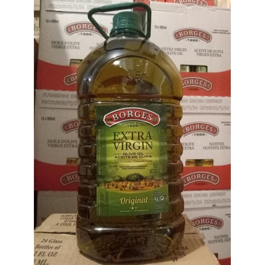 

Minyak Zaitun BORGES Extra Virgin Olive Oil 5000 ml | BORGES 5 Liter AS76