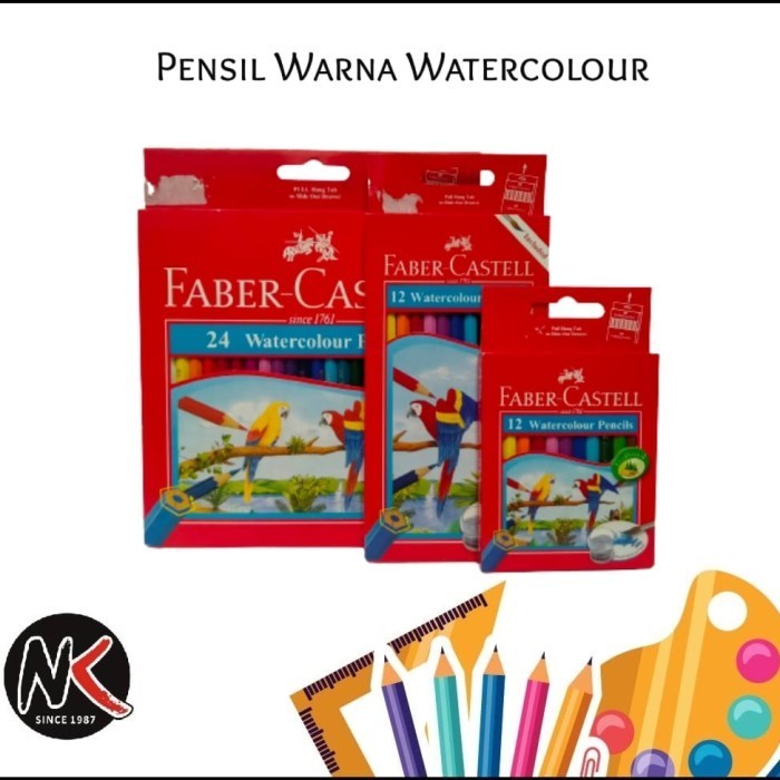 

Hot Sale Pensil Warna Faber Castell 24 Warna Water Color Trendi