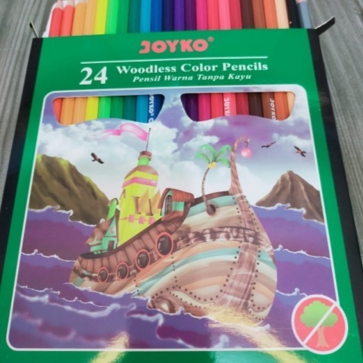 

Cantik Pensil Warna/Pinsil Warna/Pensil Warna 24 Joyko/Pensil 24 Warna Diskon