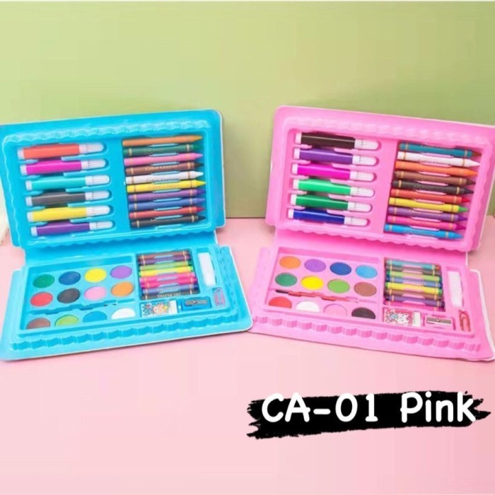 

Hadir Crayon Art Set / Koper Set Crayon Mewarnai Anak / Alat Lukis Anak /Ala Diskon