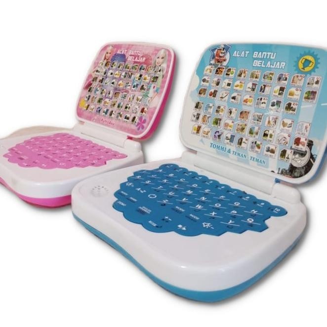 Laptop Mainan Empat Bahasa Laptop Mainan Anak Mainan Edukasi Anak | Kalestrina
