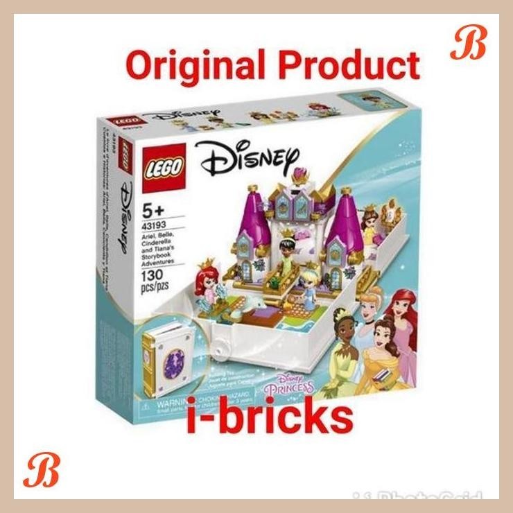 | IB | LEGO DISNEY PRINCESS 43193 ARIEL BELLE CINDERELLA TIANA STORYBOOK