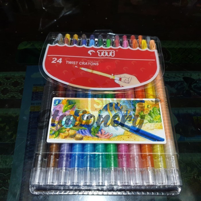 

Sale!!! Crayon Putar 24 Warna Joyko Ti Cp 24T Terbatas