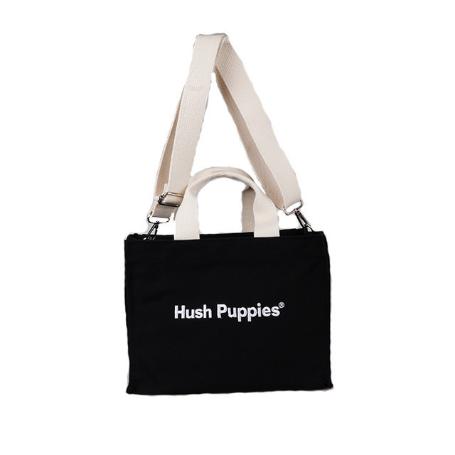 Hush Puppies Canvas Tote Bag L In Black