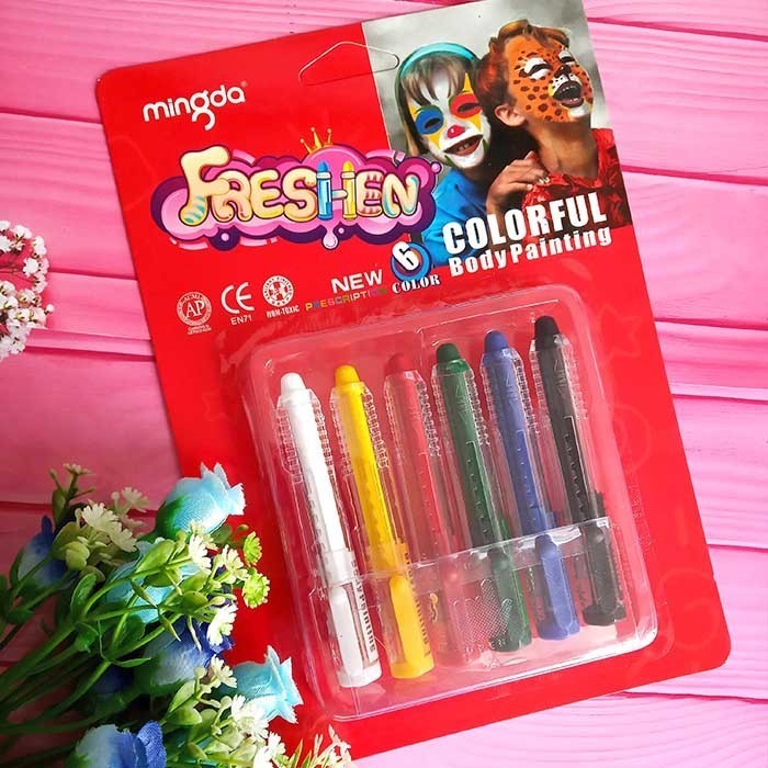

Spesial Mingda Freshen Face Painting 12 / Crayon Wajah - Aman Untuk Anak Anak Promo