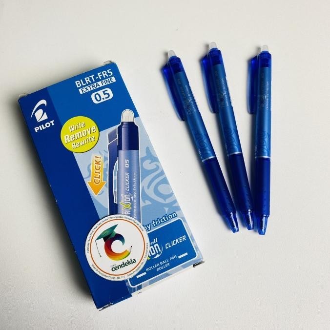 

=+=+=+] Pulpen PILOT Frixion 0.5 Biru Bisa dihapus - 1 pcs