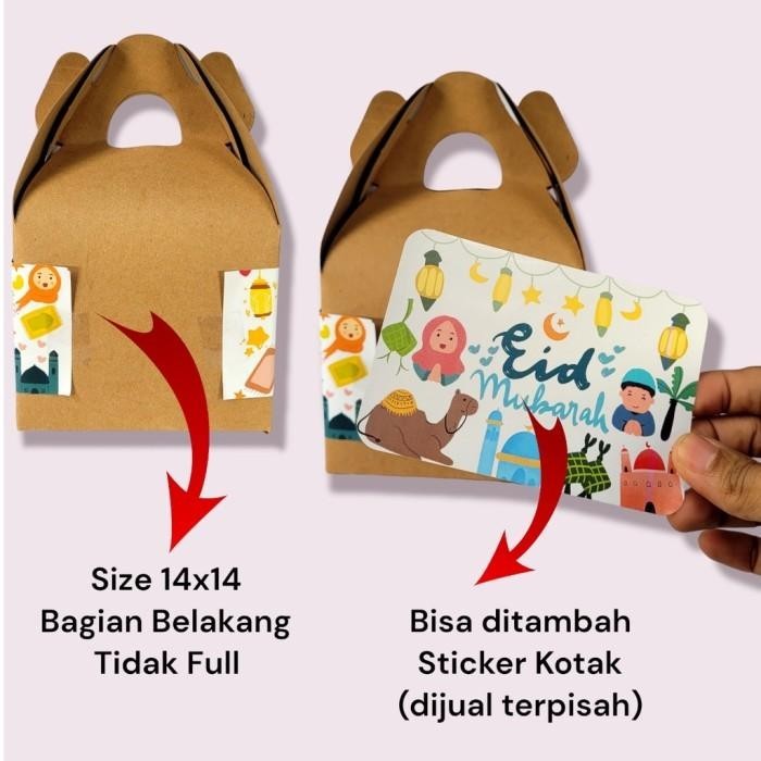 

Gable Box Hampers Kue Kering Isi 1 Toples Dessert Box Ukuran 10X10X10 066