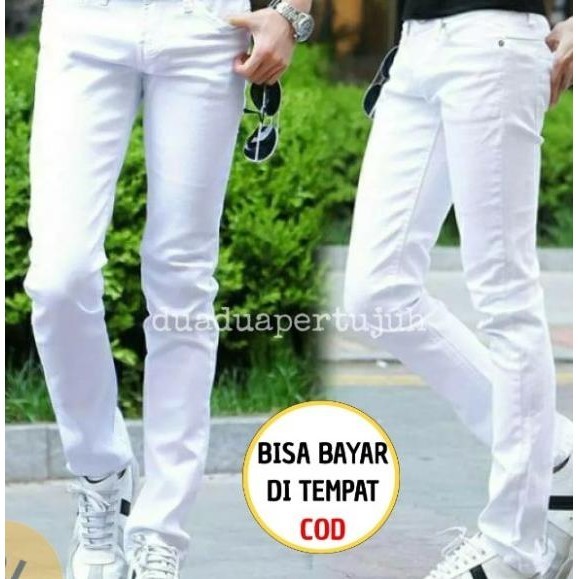 Celana Panjang Putih Celana Putih Chino Panjang Celana Putih Pria