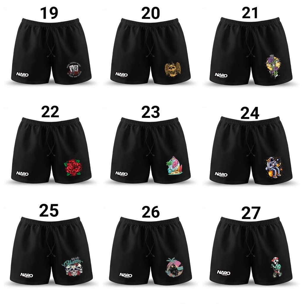 PREMIUM DRILL PAKET USAHA 1 LUSIN BOXER / boxer pria/celana boxer pantai/celana boxer surfing /