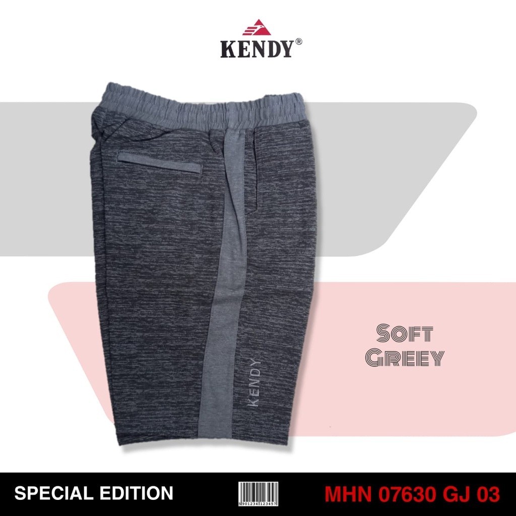 PREMIUM DRILL CELANA KENDY ORIGINAL PENDEK PRIA MOTIF BAHAN SCUBA RIP [LINGKAR KARET] S-XXL