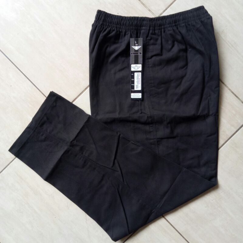 [THE BEST COLLECTIONS] celana pinggang karet/kolor katun panjang kulot 801 pria wanita