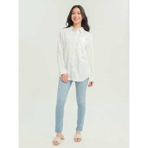 [THE NEW BEST SELLER] DUST Kemeja Siantan Putih (D. 116190)
