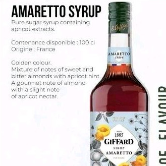 

Giffard syrup rasa amareto