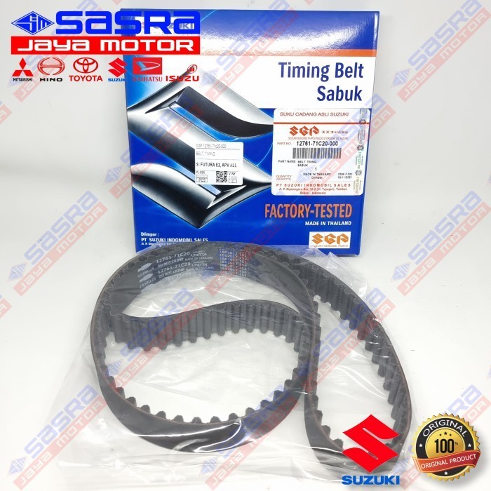 Timing Belt APV OLD|APV ARENA|MEGA CARRY|FUTURA E2 ORI Suzuki Genuine Parts - Sabuk Mesin SGP.12761-