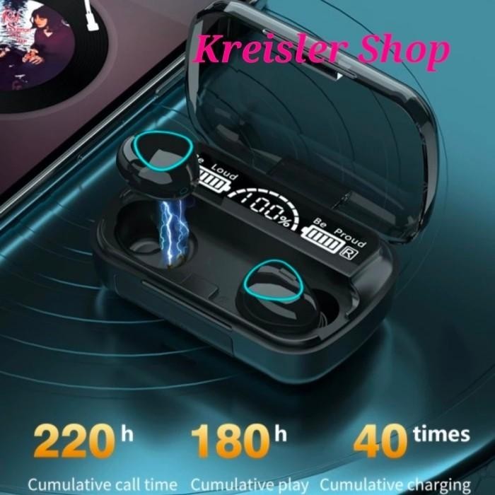 TWS M10 Headset bluetooth Earphone wireless M10 headset gaming Berkualitas
