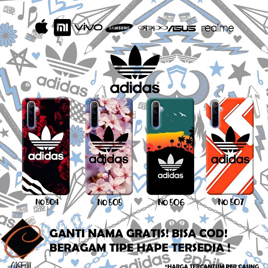 Case Casing Adidas 1  ( Semua Tipe HP ) Realme 6 , 6 Pro  Realme 5 Pro Realme C3 Oppo A31 a5 a9 2020