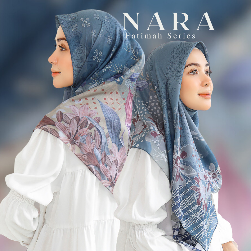 [SVT COLLECTIONS] Youthscarf - ( FATIMAH SERIES) - Hijab printing - Hijab segiempat voal - Voal