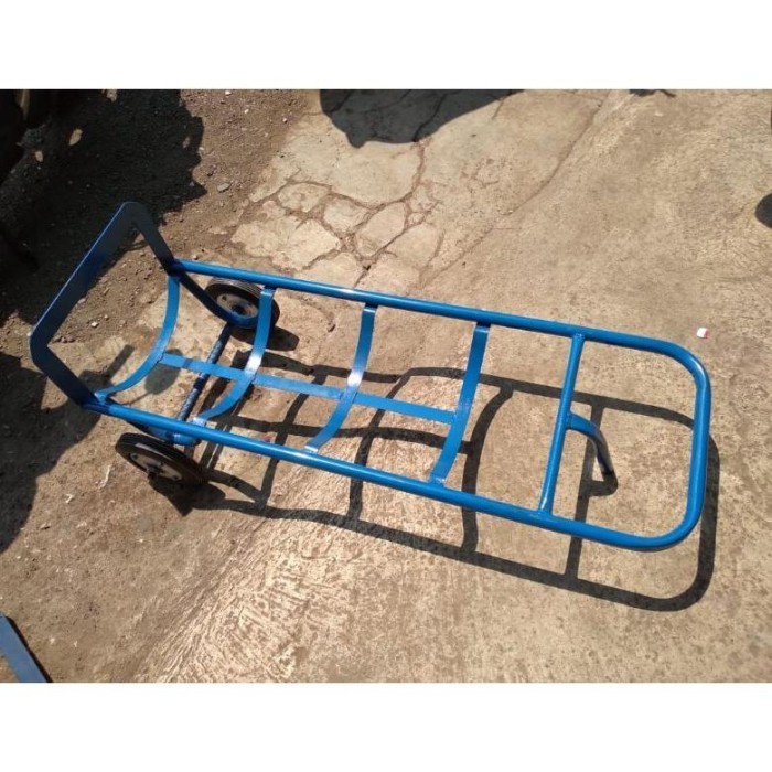 TROLLY ANGKUT BARANG UKURAN SEDANG ..RODA UKURAN BESAR 7 INCH