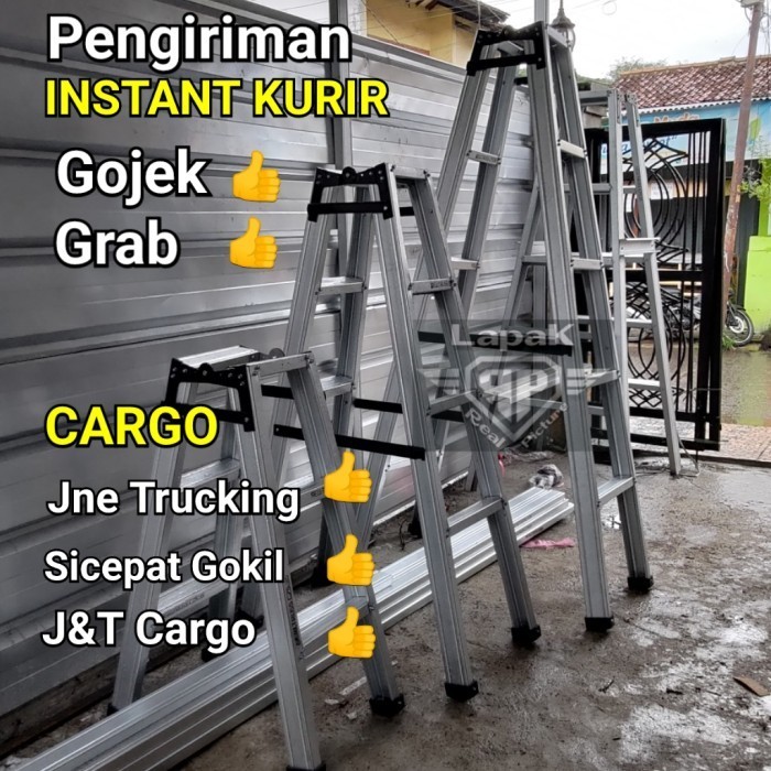 TANGGA LIPAT UKURAN 1 M / 1,5 M / 1,75 M / 2 M / 2,5 M BAHAN BAJA