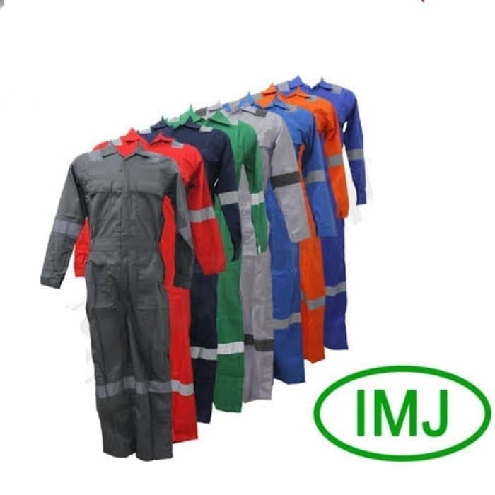 BAJU WEARPACK KERJA SAFETY IMJ SIZE XXL / WEARPACK TERUSAN IMJ MURAH