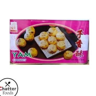 

Biskuit Monsta Yam cookies Biskuit Keladi Kaleng 700 Gr ( Pink )