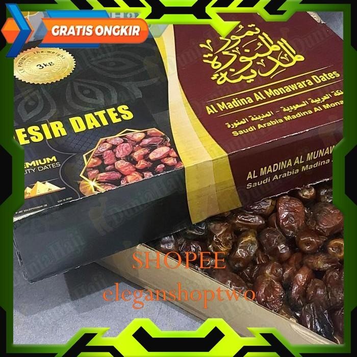 

KURMA MESIR DUS 3KG GIZZA EGYPT DATES KORMA MESIRR MADU PREMIUM ASLI HIGHT QUALITY PRODUK !!