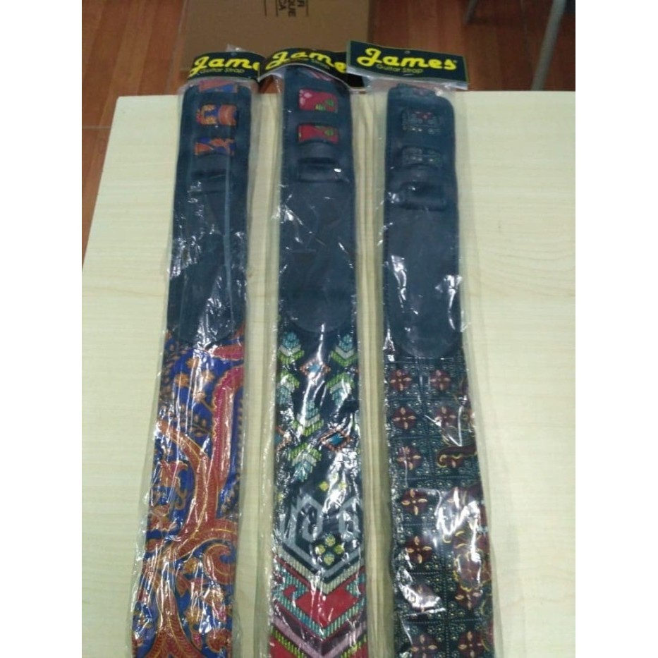 Strap Gitar James Batik