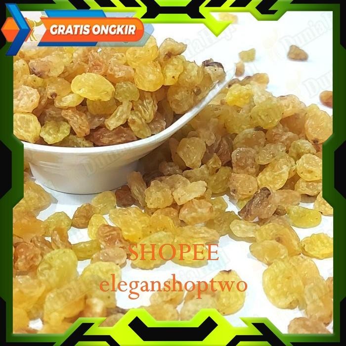 

KISMIS SIMIN KISMIS KRISTAL KISMIS WARNA EMAS OLEH OLEH HAJI / 1KG PODUK BAHAN BERKUALITAS !!