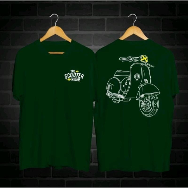 Kaos Baju The Scooter Rider