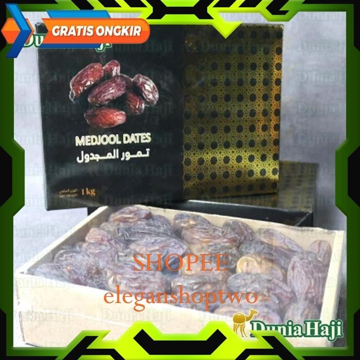 

DUNIA HAJI - KURMA MEDJOOL DATES CALIFORNIA (JUMBO) 1KG BEST QUALITY PRODUCT !!