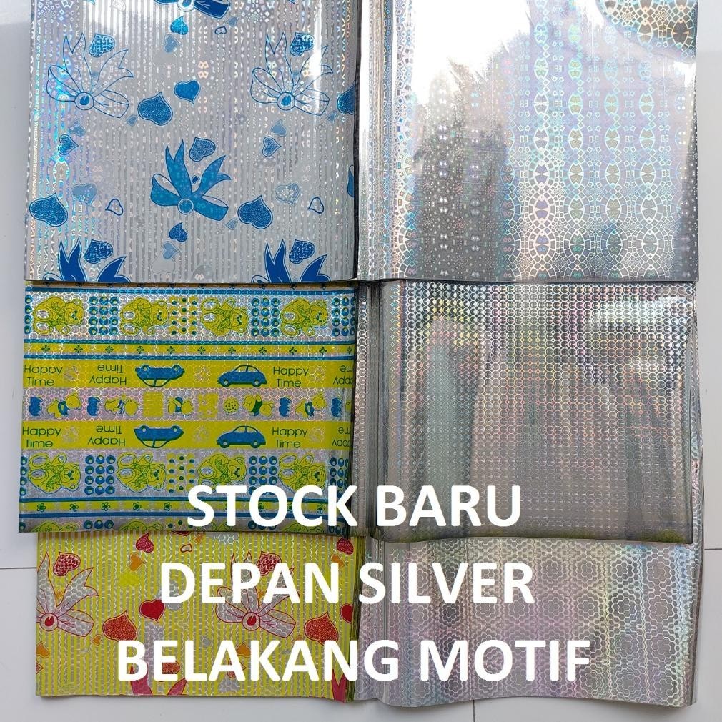 

Pesan sekarang, nikmati diskon fantastis." Plastik Kado Hologram Perak Silver - 1 Kg Isi 90/100 Lembar ||