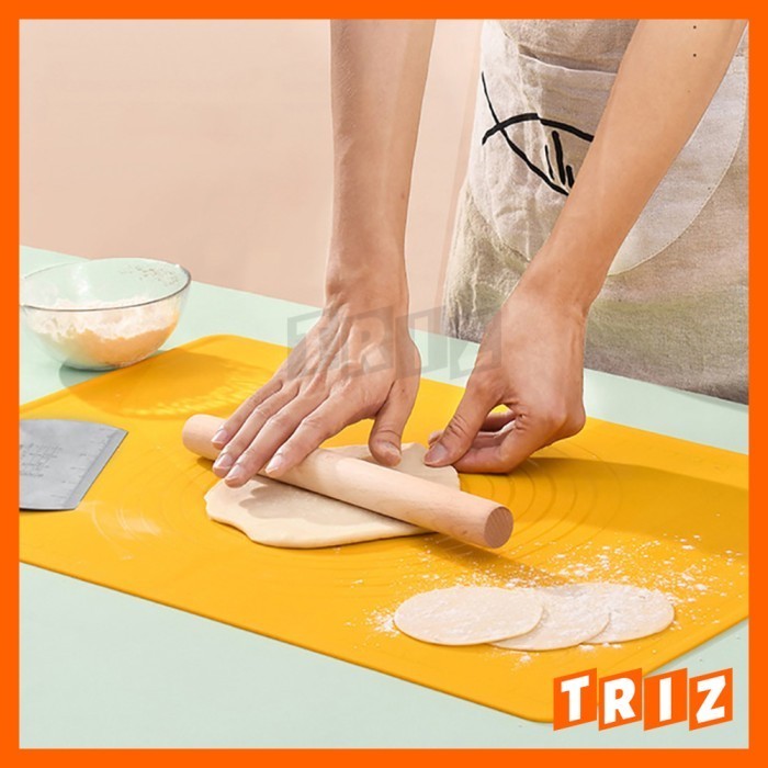 

Alas Adonan Silikon Alas Rolling Kue Silicone Baking Mat Tebal