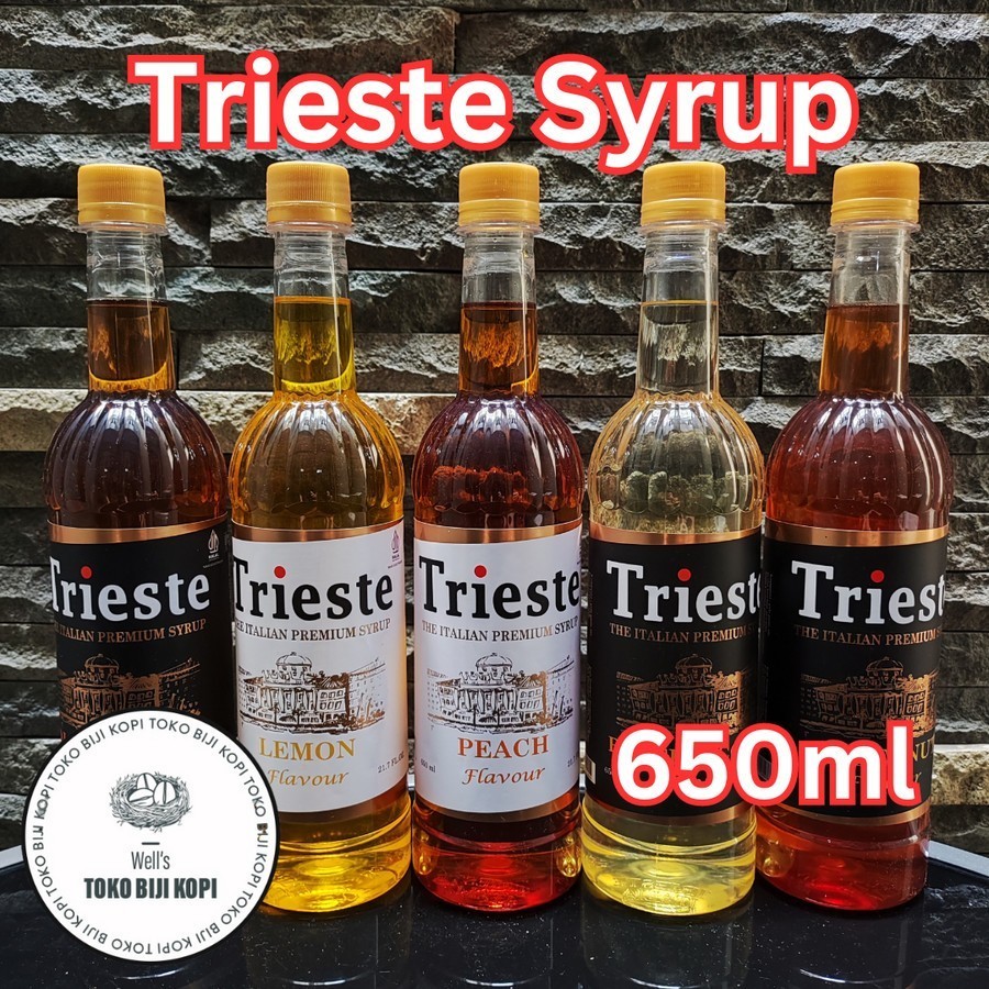 

Trieste Syrup Flavoured Sirup Rasa - 650 Ml