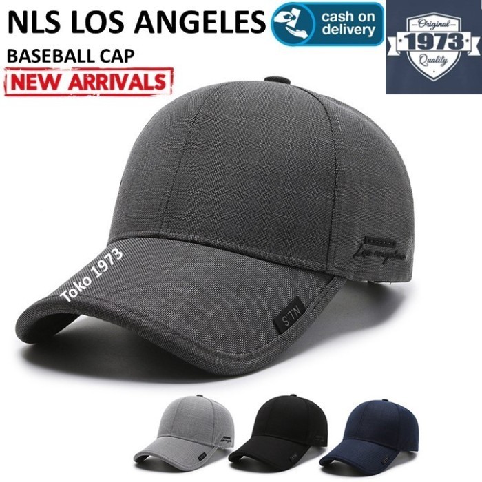 Baseball Cap : Nls Los Angeles - Topi Baseball Topi Pria Topi Wanita