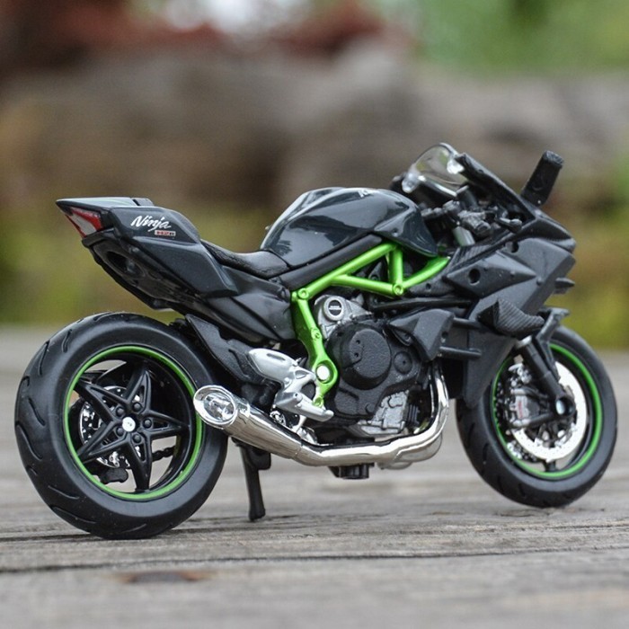 FLASH SALE MAISTO 1:18 KAWASAKI H2 R NINJA DIE CAST KENDARAAN KOLEKSI HOBI TERMURAH